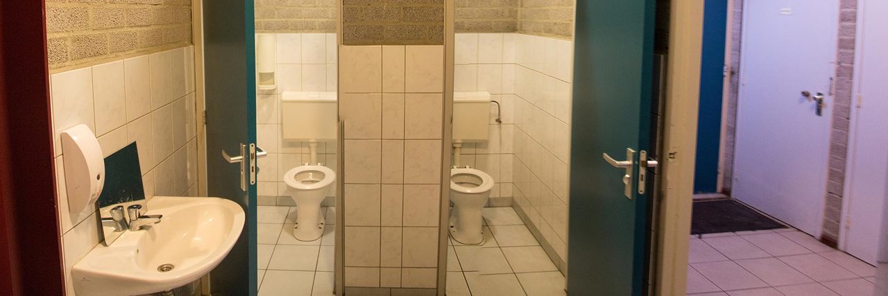 Toiletten op de begane grond